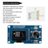 1.3 inch White OLED Display Screen Combined with EC11 Rotary Encoder Module IIC