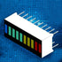 10pcs LED Array 10 LED Bar Display 4 color Red, Yellow, Green, Blue 1B4G3Y2R DIY