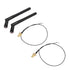 2pcs 2.4ghz Antenna RP-SMA Male + PCI U.FL IPX to RP SMA Male Pigtail Cable WiFi - eElectronicParts