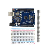 Starter Kit UNO ATMega328P Bundle Breadboard Wires USB Arduino Compatible