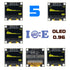 5pcs 0.96" yellow color I2C IIC 128X64 LED OLED LCD Display module for Arduino - eElectronicParts