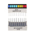 10pcs LED Array 10 LED Bar Display 4 color Red, Yellow, Green, Blue 1B4G3Y2R DIY