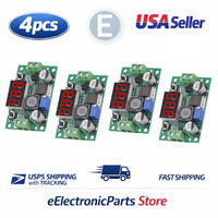 4pcs LM2596 Step-Down DC-DC Voltage Buck Converter Adjustable LED Display - eElectronicParts
