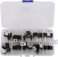 50pcs IRF Series Mosfet Transistors Assortment Kit IRF530 - IRF9540 TO-220