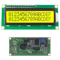 1602 LCD Green 16x2 HD44780 with IIC I2C Serial Interface Adapter Module Display