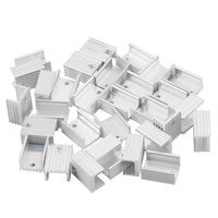 25pcs Aluminum Heatsink for Transistor or Voltage Regulator TO-220 20x15x10mm US - eElectronicParts