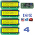 4pcs LCD 1602 Yellow 16x2 HD44780 with IIC I2C Interface Adapter Module Display - eElectronicParts