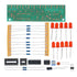 Police Flashing Light DIY Kit Red Blue LED Dual-Color NE555 CD4017 Strobe 9V-12V
