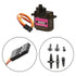4pcs MG90S Micro Metal Gear 9g Servo RC Airplane Boat 360 degrees upgraded SG90 - eElectronicParts