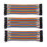 120pcs 20cm Multicolored Dupont 40pcs Wires male-male male-female female-female