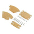 5pcs Transparent Shell Acrylic Case For 128X64 0.96 Inch OLED Display Module - eElectronicParts