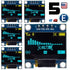5pcs 0.96" I2C IIC 128X64 LED OLED LCD Display Arduino Yellow Blue Color SSD1306 - eElectronicParts