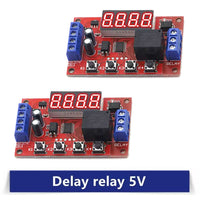 2pcs DC 5V 10A Adjustable Time Delay Relay Module LED Digital Timer Switch - eElectronicParts