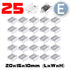 25pcs TO-220 Silver Aluminum Cooling Heat Sink Heatsink Transistor Radiator needle - eElectronicParts