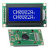 2pcs 0802A LCD display screen module 80 x 20 pixels white char. blue background - eElectronicParts