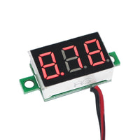 0.36" RED DC 4.5V-30V 2 Wire LED Mini Digital Display Panel Tester Voltmeter