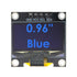 0.96" I2C IIC 128X64 LED OLED LCD  Display Module for Arduino Blue Color Driver IC: SSD1306