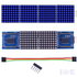2pcs Matrix BLUE led display module max7219 5p line 8x32 4 in 1 for Arduino - eElectronicParts