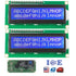 2pcs LCD 1602 BLUE 16x2 HD44780 +IIC I2C Serial Interface Adapter Module Display - eElectronicParts