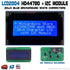 2pcs LCD 2004 Blue Serial IIC I2C TWI 20x4 LCD2004 Module Display Screen Arduino - eElectronicParts