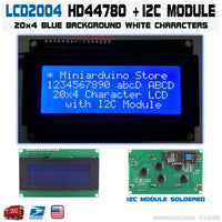4pcs LCD 2004 Blue Serial IIC I2C TWI 20x4 LCD2004 Module Display Screen Arduino - eElectronicParts