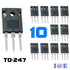 10pcs TIP147 ST Power Bipolar Transistor PNP 10A 100V TO-247 Darlington - eElectronicParts