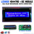 4pcs LCD 1602 BLUE 16x2 HD44780 +IIC I2C Serial Interface Adapter Module Display - eElectronicParts