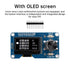 1.3 inch White OLED Display Screen Combined with EC11 Rotary Encoder Module IIC