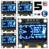 5pcs 0.96" I2C IIC 128X64 LED OLED LCD Display Module Arduino Blue Color SSD1306 - eElectronicParts