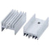 25pcs TO-220 Silver Aluminum Cooling Heat Sink Heatsink Transistor Radiator needle - eElectronicParts