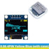 5pcs 0.96" I2C IIC 128X64 LED OLED LCD Display Arduino Yellow Blue Color SSD1306 - eElectronicParts