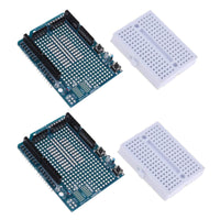 2pcs Prototyping Prototype Shield ProtoShield Mini Breadboard 3280 Arduino UNO - eElectronicParts