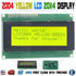 2pcs LCD 2004 Yellow 20x4 LCD2004 Character Module Display For Arduino HD44780 - eElectronicParts