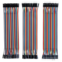 120pcs 20cm Multicolored Dupont 40pcs Wires male-male male-female female-female