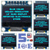 5pcs 1.3" SPI 128X64 LED OLED LCD Display Module for Arduino Blue Color SSH1106 - eElectronicParts