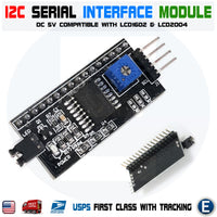 5pcs Serial Interface Module IIC I2C for LCD Display 1602 2004 Arduino PCF8574T - eElectronicParts