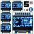 5pcs 1.3" SPI 128X64 LED OLED LCD Display Module for Arduino Blue Color SSH1106 - eElectronicParts