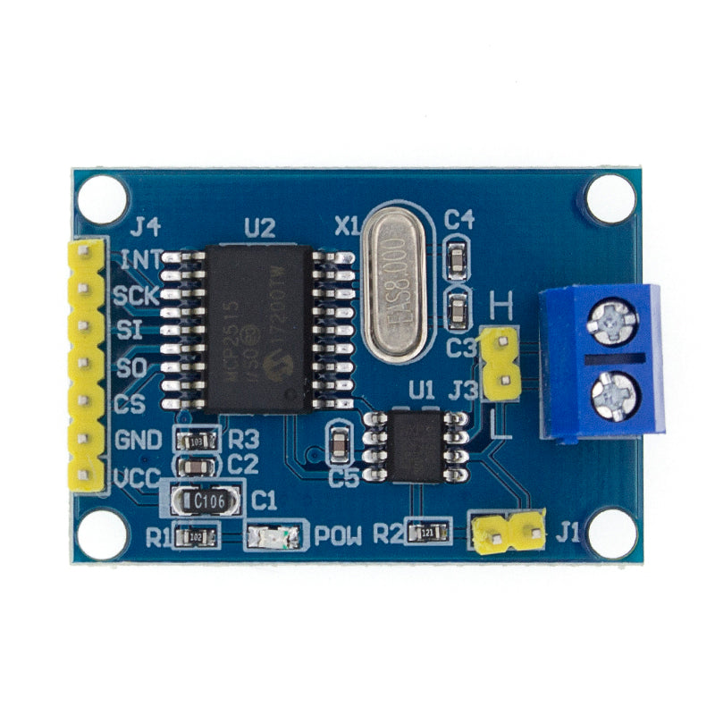Modulo CAN Bus MCP2515 Con TJA1050 - Interfaccia SPI Per AVR Modulo CAN Bus MCP2515 Con TJA1050 - Interfaccia SPI Per AVR
