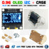 0.96" I2C IIC 128X64 OLED LCD LED Blue Color SSD1306 + Transparent Case Arduino