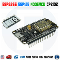 NodeMCU ESP-12E ESP8266 WiFi LUA CP2102 V2 with pcb antenna micro usb USA - eElectronicParts