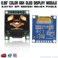 0.95" inch SPI FULL Color OLED Display Module SSD1331 96x64 for Arduino RGB - eElectronicParts