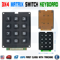 3x4 Matrix Array 12 Keys Switch Keypad Keyboard Module for MCU Arduino 4x3 USA