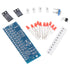 DIY NE555 + CD4017 Light Water Flowing Light LED Fully not soldered module smd sensor