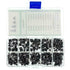 200pcs 6x6 Tact Micro Switch Tactile Push Button Kit Height 4.3MM~13MM DIP 4P Mini Box