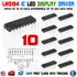 10pcs LM3914 Driver + LED Array 10 Segments LED Bar Display 4 color 1B4G3Y2R - eElectronicParts