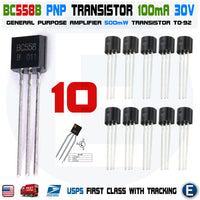 20pcs 10 x BC558B BC558 10 x BC547B BC547 Pairs Transistors NPN PNP TO-92 - eElectronicParts