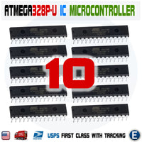 10pcs ATmega328P-U IC Atmel Chip ATmega328P DIP28 MCU Arduino IC ATmega328 - eElectronicParts