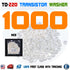 1000pcs TO-220 M3 Transistor Insulating Pads Washer Circle Insulation Bushing - eElectronicParts