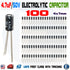 100PCS 4.7uF 50V 105C Capacitor Electrolytic 4x7mm for 50V 25V 16V 10V 6.3V