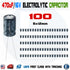 100PCS 470uF 16V 105C Capacitor Electrolytic 8x12mm for 16V 10V 6.3V Aluminum - eElectronicParts
